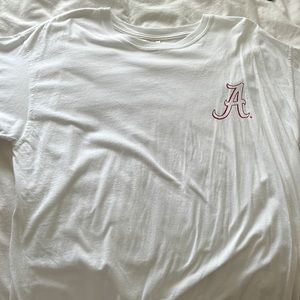 University of Alabama T-Shirt - Vintage - Comfort Colors - size L - white